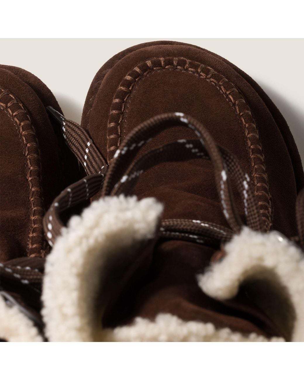 Miu Miu Brown Suede Booties