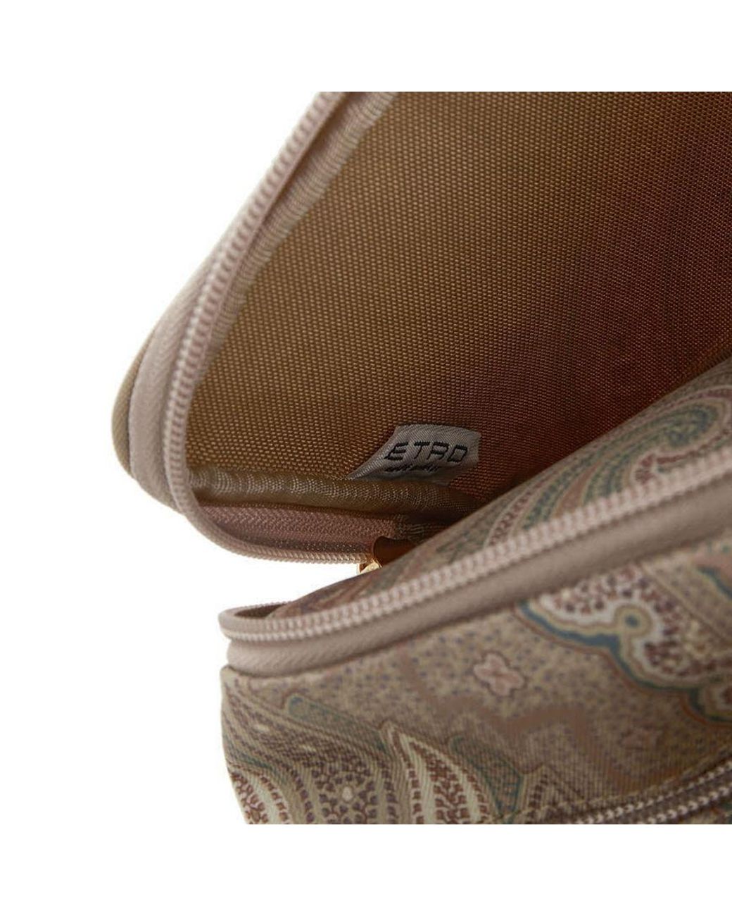 Etro Gray Logo Clutch