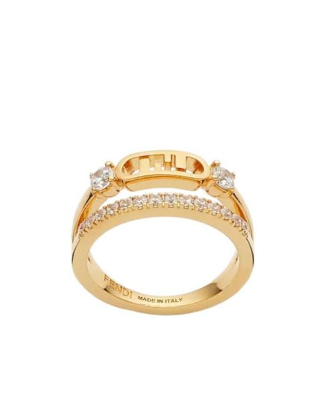 Fendi Metallic O'Lock Ring