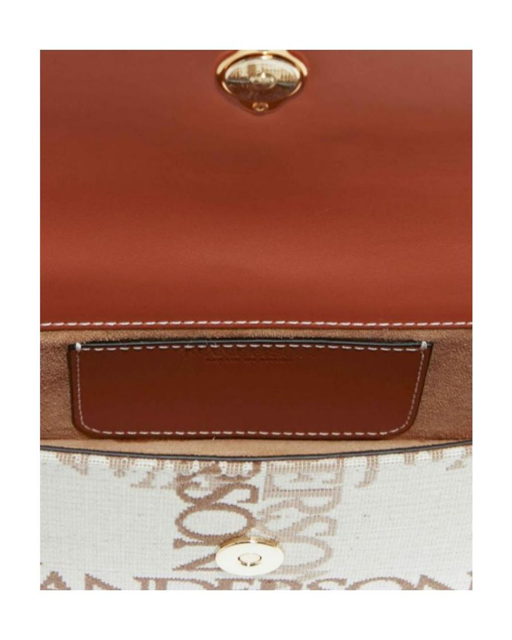 J.W. Anderson White Jw Anderson Chain Anchor Logo Plaque Crossbody Bag