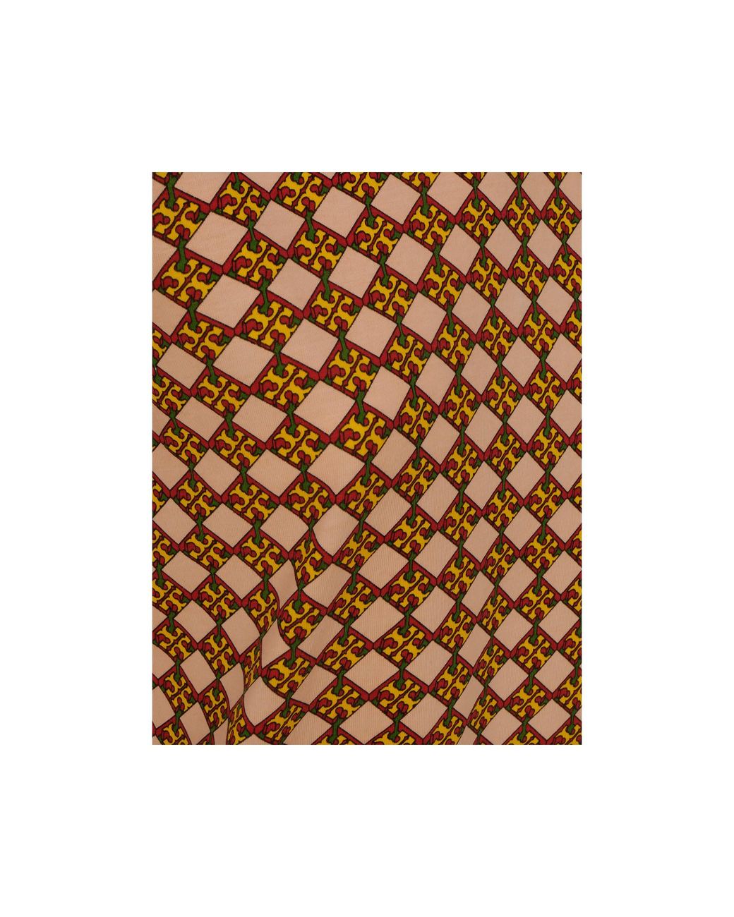 Tory Burch Natural Monogram Print Crewneck T-Shirt