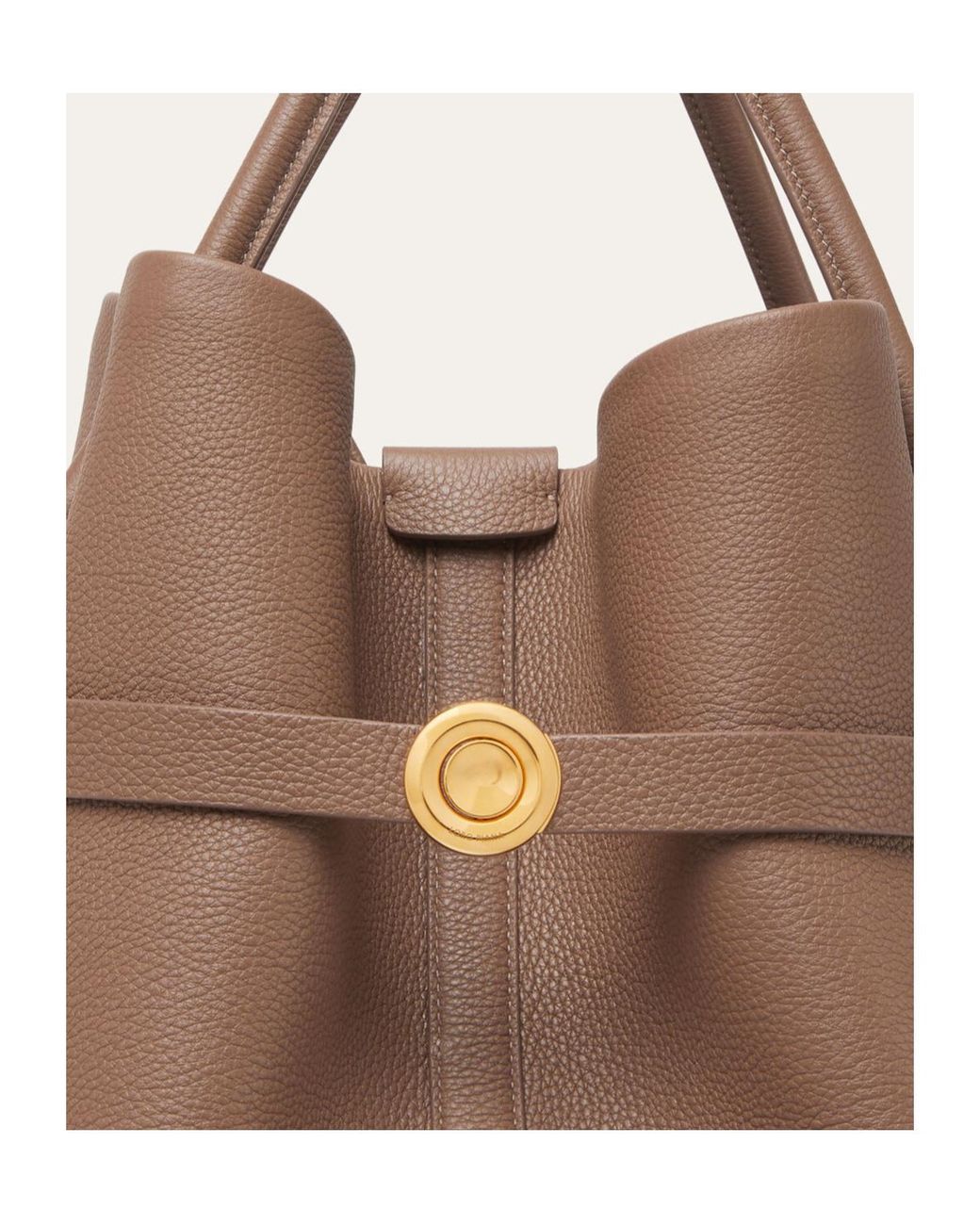 Loro Piana Brown Ghiera Large Tote Bag