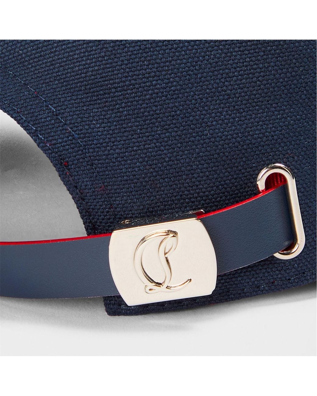Christian Louboutin Blue Mooncrest Baseball Cap for men