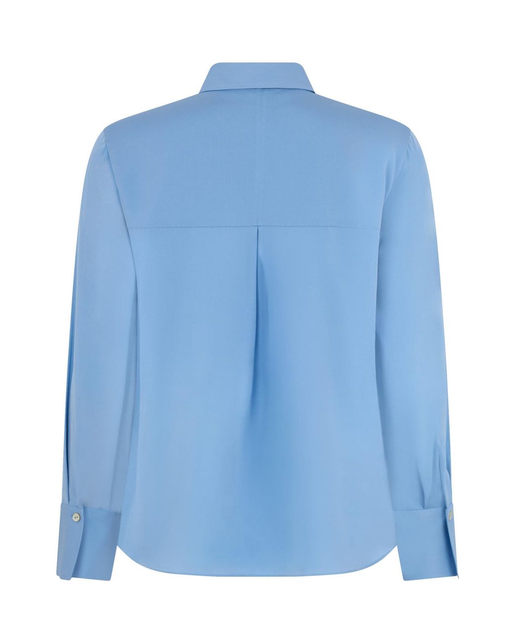 Vince Blue Long-Sleeved Button-Front Shirt