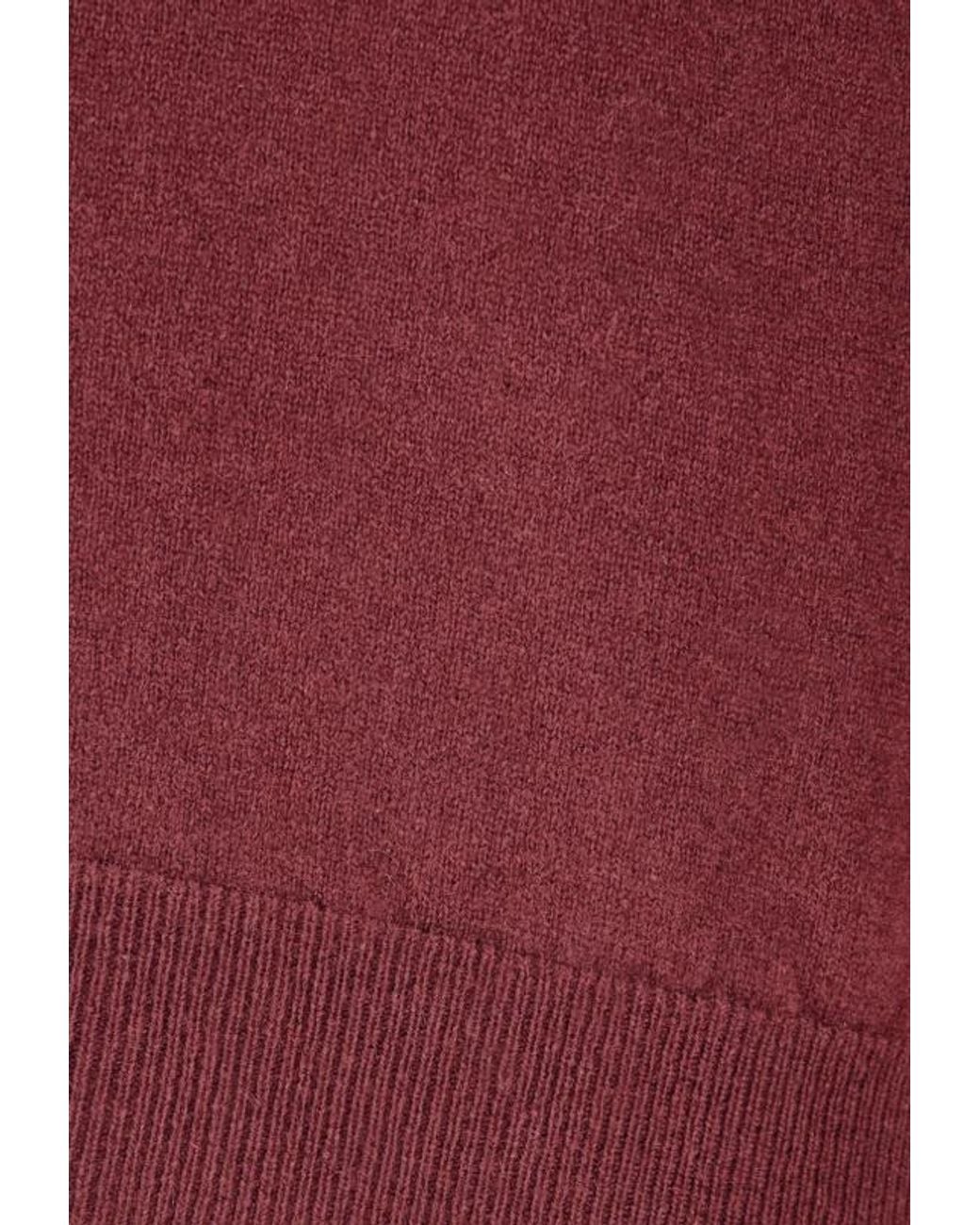 Ballantyne Red Crew-Neck Cashmere Sweater for men