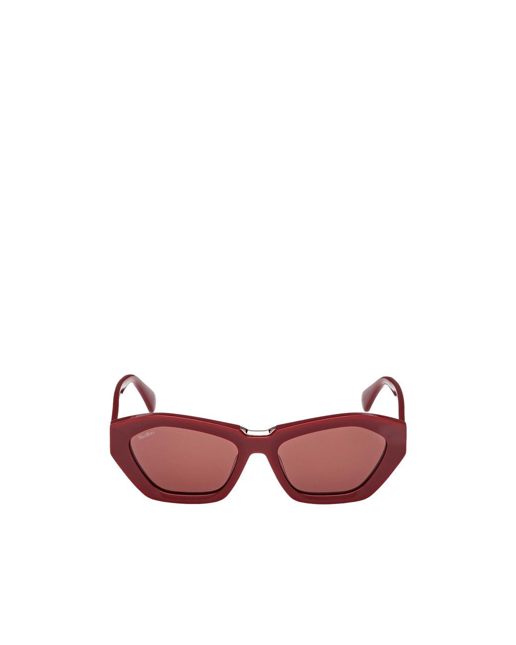 Max Mara Pink Kate Geometric Frame Sunglasses