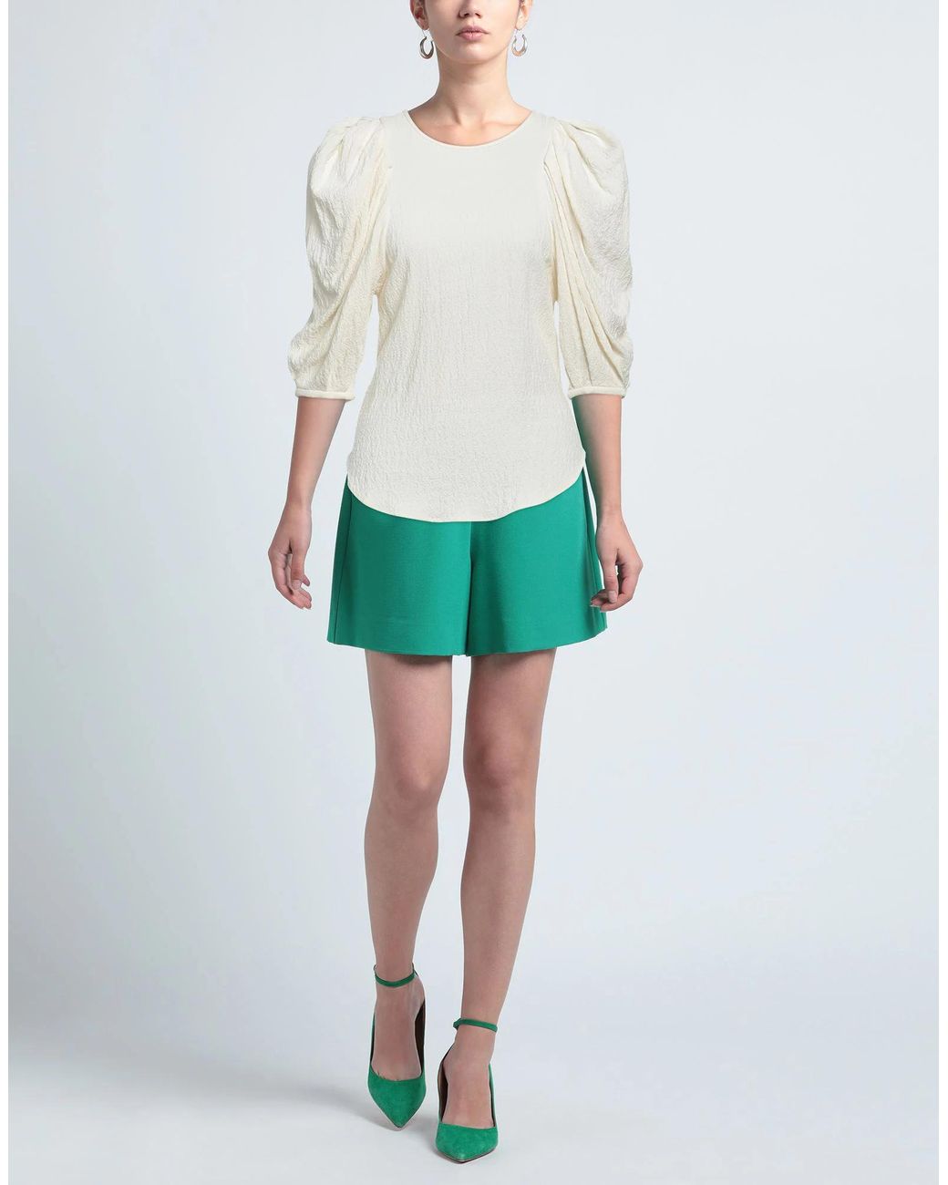 Isabel Marant White Plain Colour Top