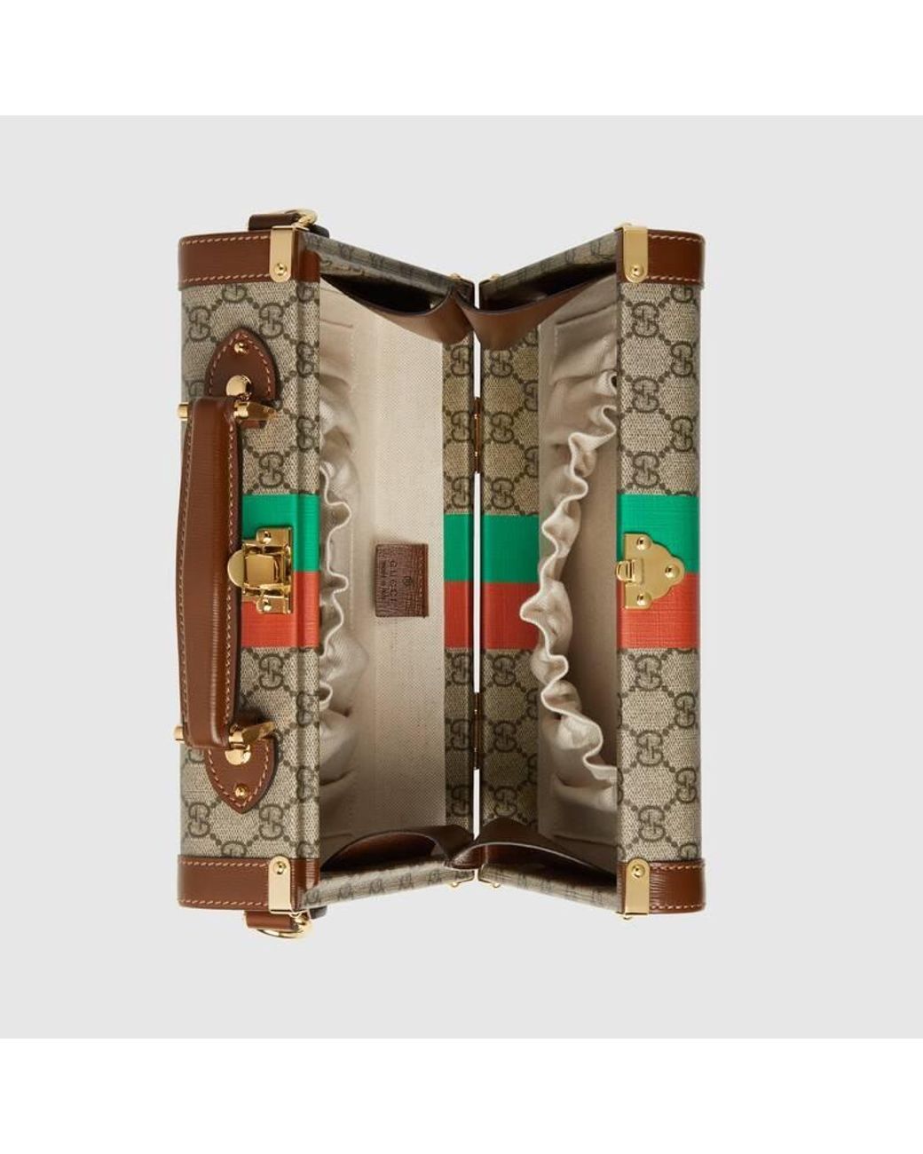 Gucci Green 'Fake/Not' Print Shoulder Bag for men