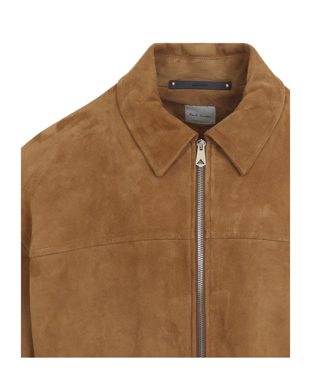 Paul Smith Brown Suede Zip-Up Jacket for men