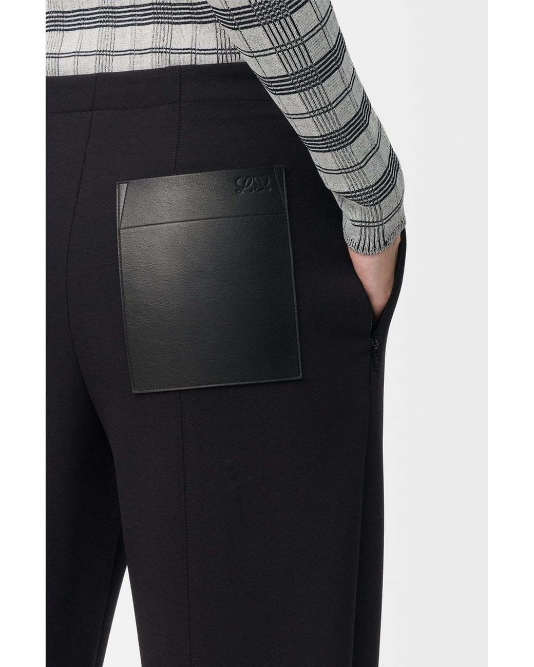 Loewe Black Stirrup Trousers