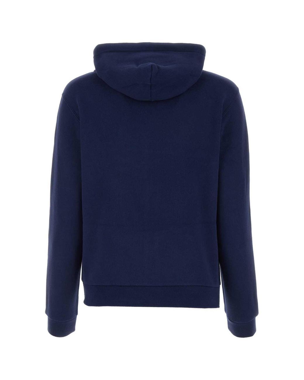 Polo Ralph Lauren Blue Logo Embroidered Zipped Hoodie