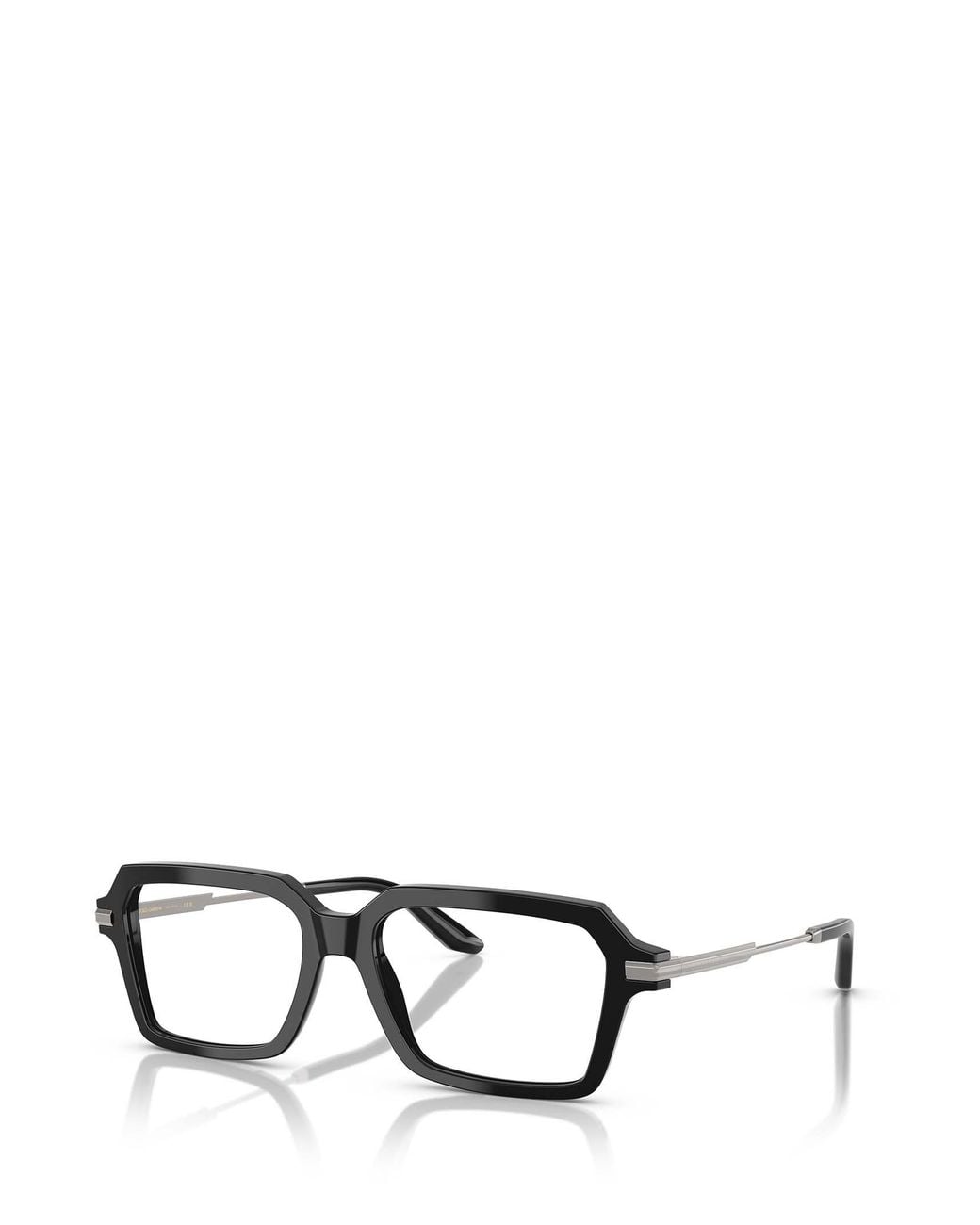 Dolce & Gabbana White Eyewear Square Frame Glasses for men