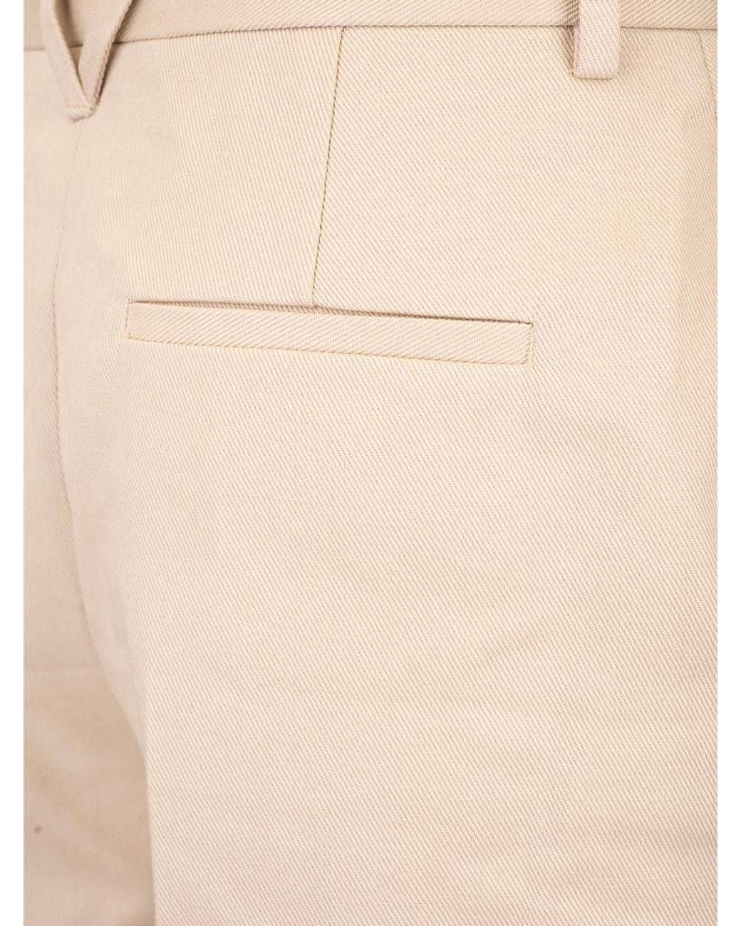 Bottega Veneta Natural Wide Leg Pants