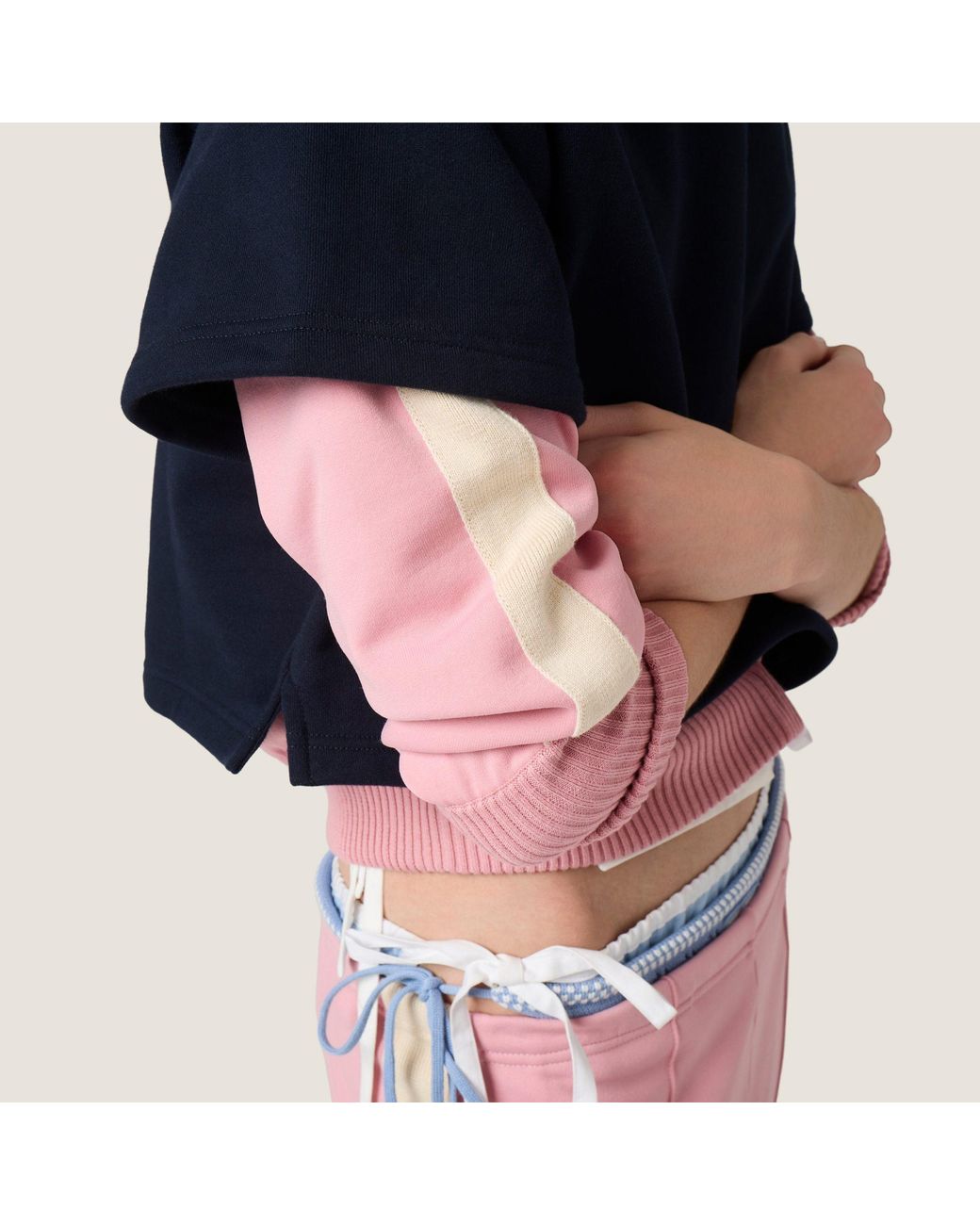 Miu Miu Pink Technical Fabric Jacket