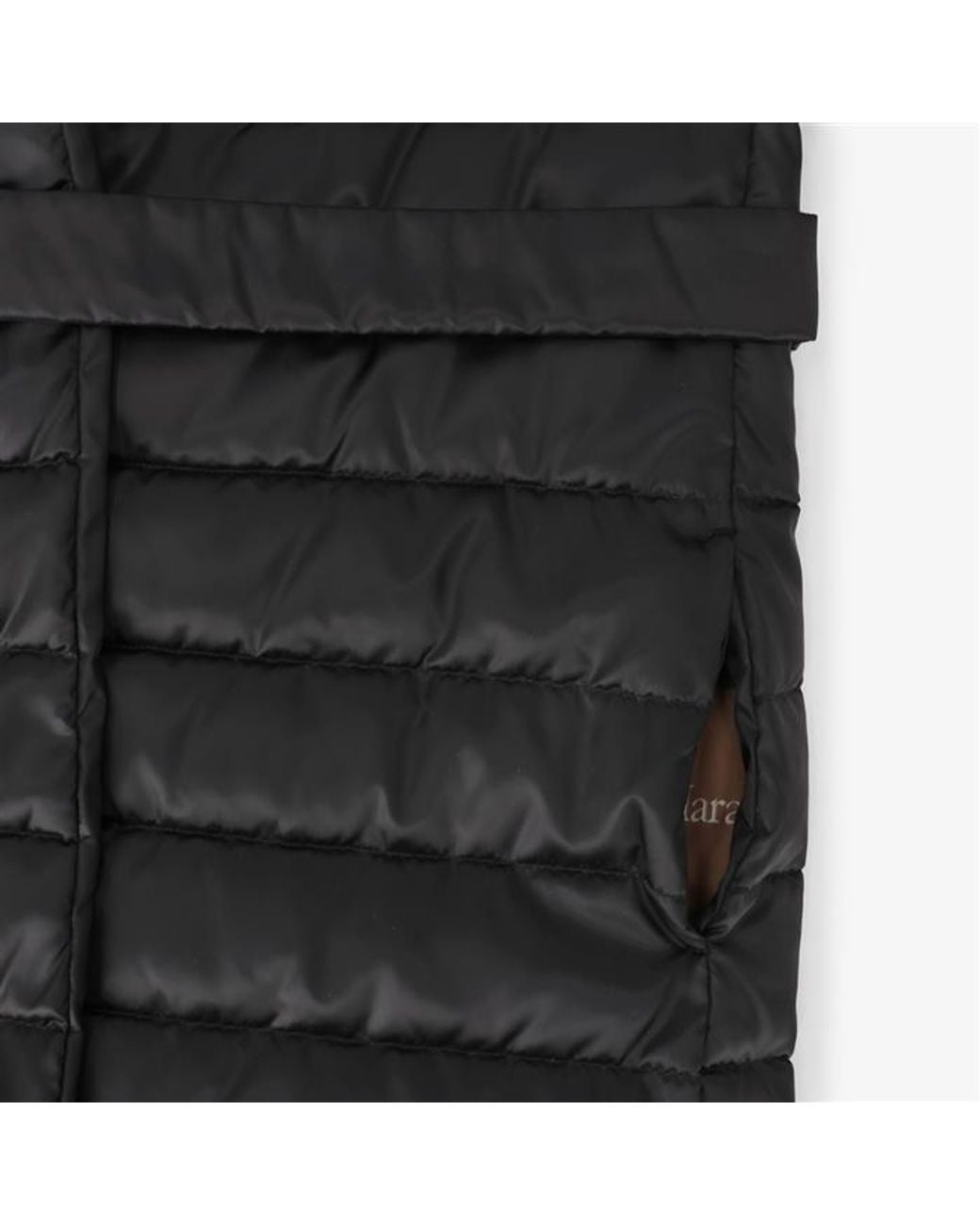 Max Mara Black The Cube Novef Quilted Coat