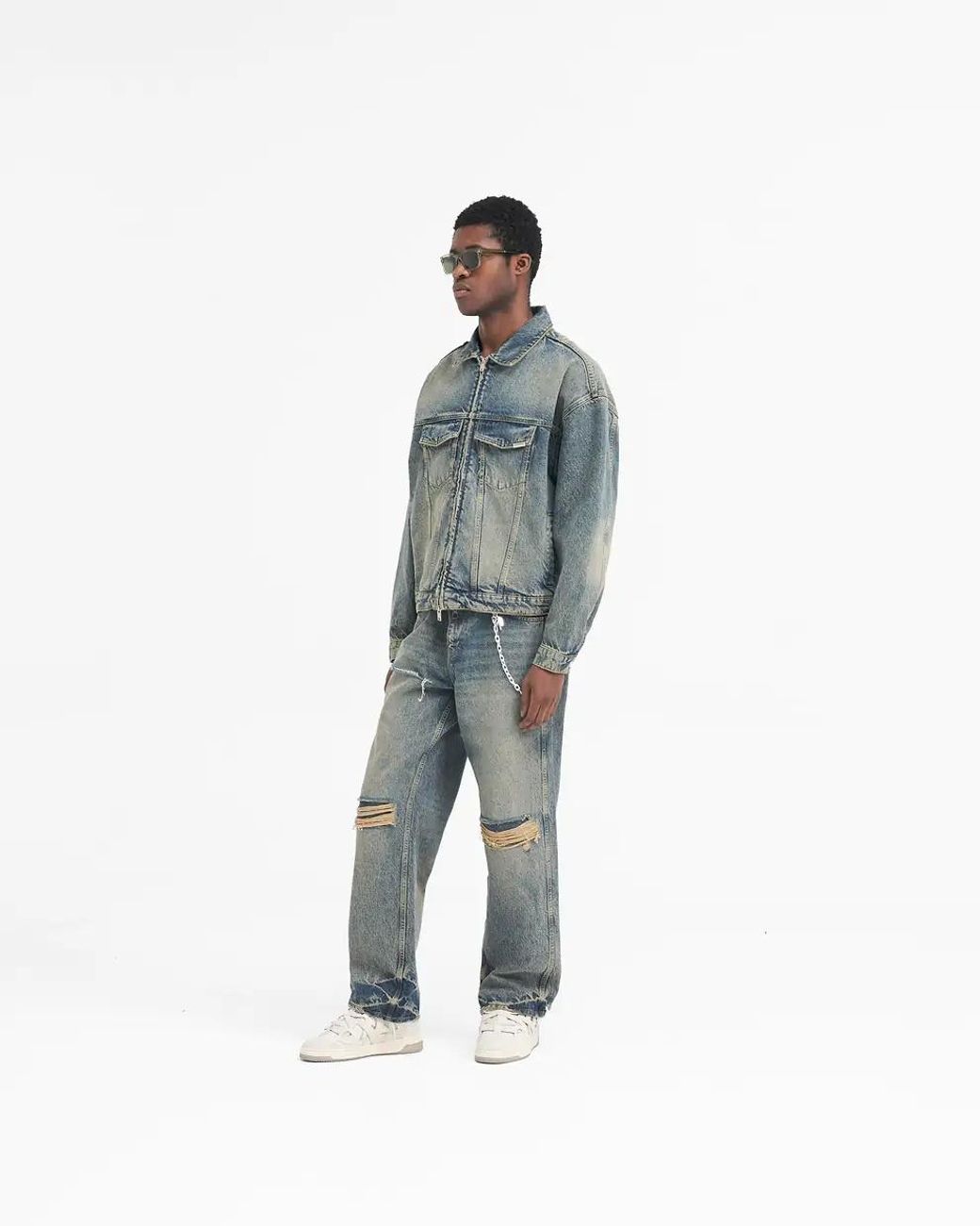Represent Blue R4 Denim Jacket for men