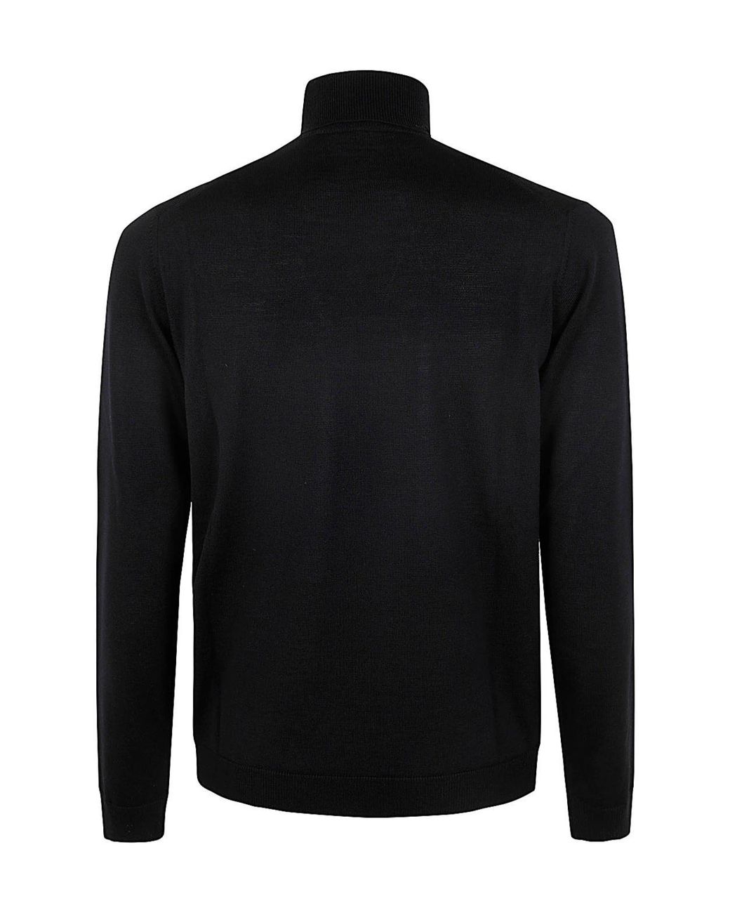 Nuur Black Turtleneck Sweater for men