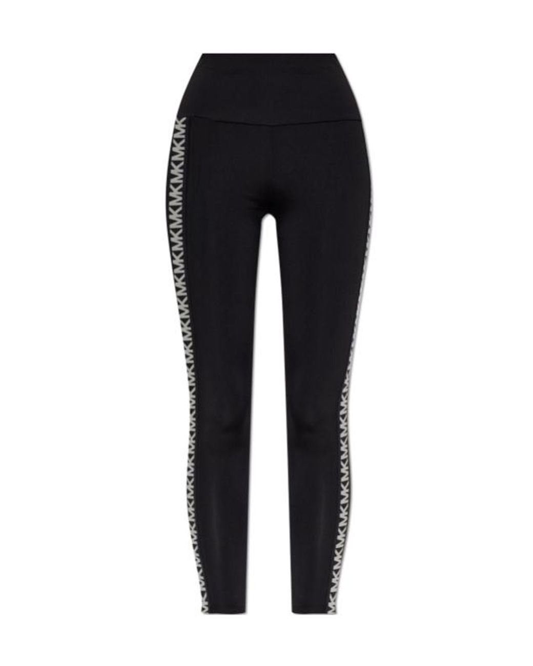 MICHAEL Michael Kors Black Logo Tape Leggings