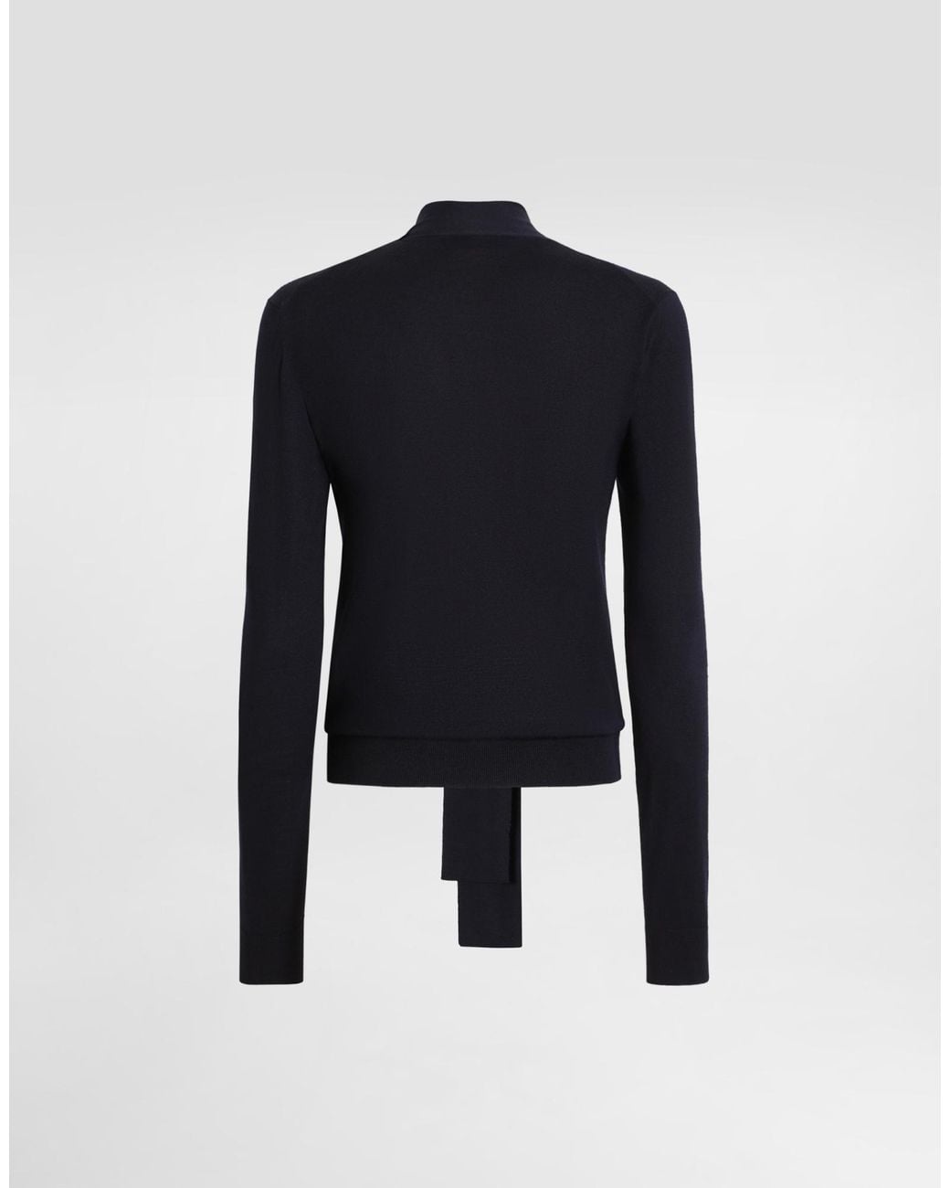 Dolce & Gabbana Blue Virgin Wool Pullover