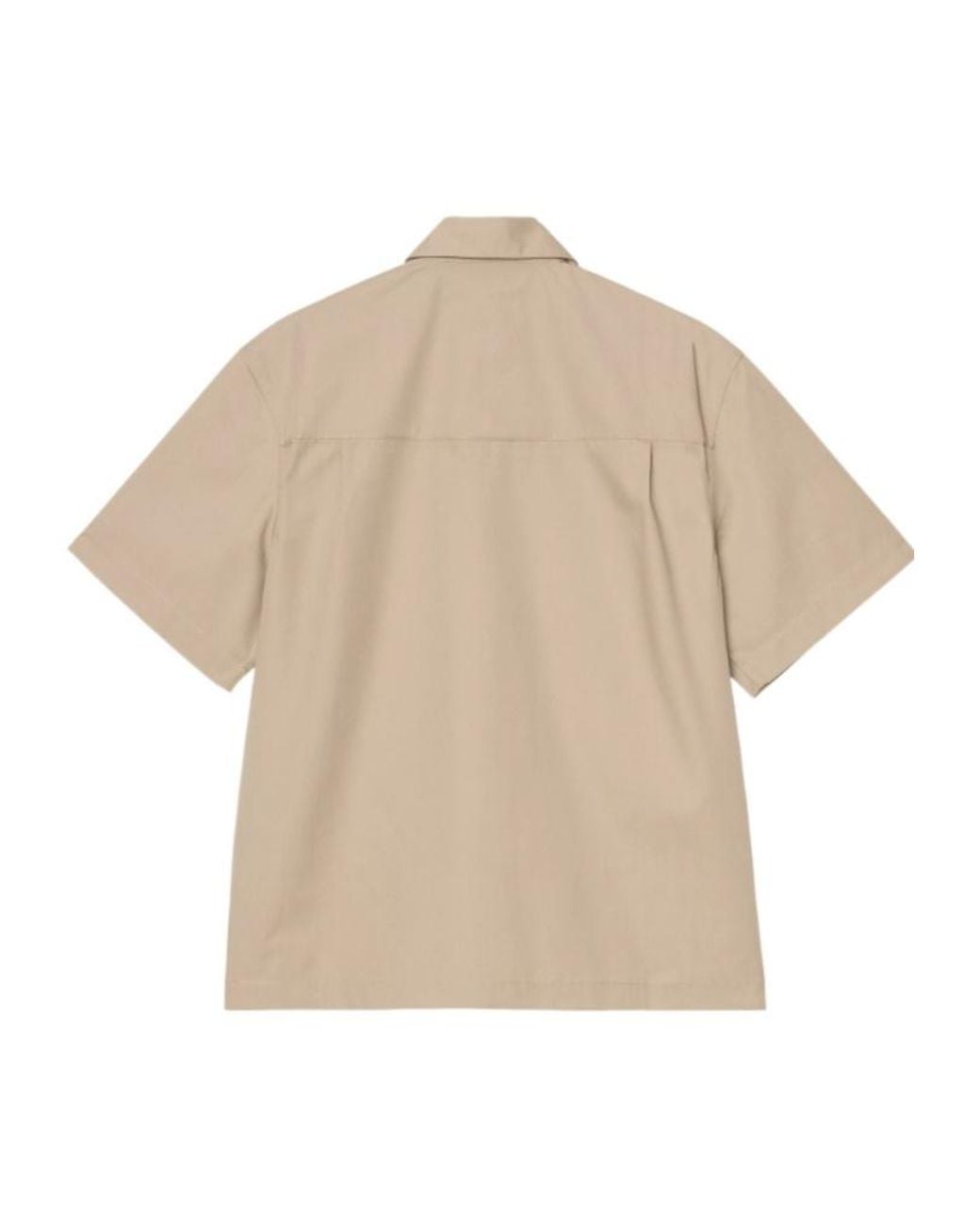 Carhartt Natural Postal Zip Short Sleeve Shirt for men