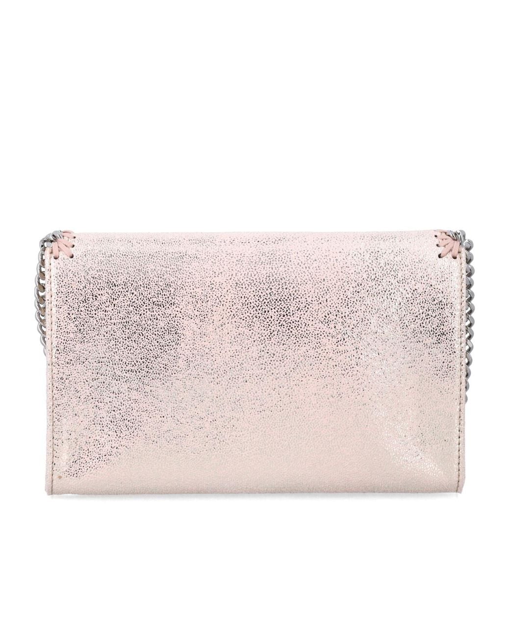 Stella McCartney Pink Falabella Wallet Crossbody Bag
