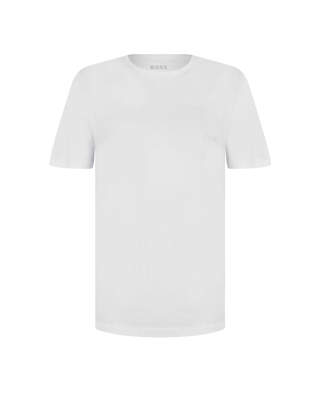 Boss White Neck T-Shirts for men