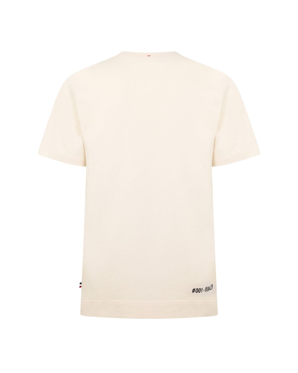 Moncler Natural Round-Neck Short-Sleeved T-Shirt for men