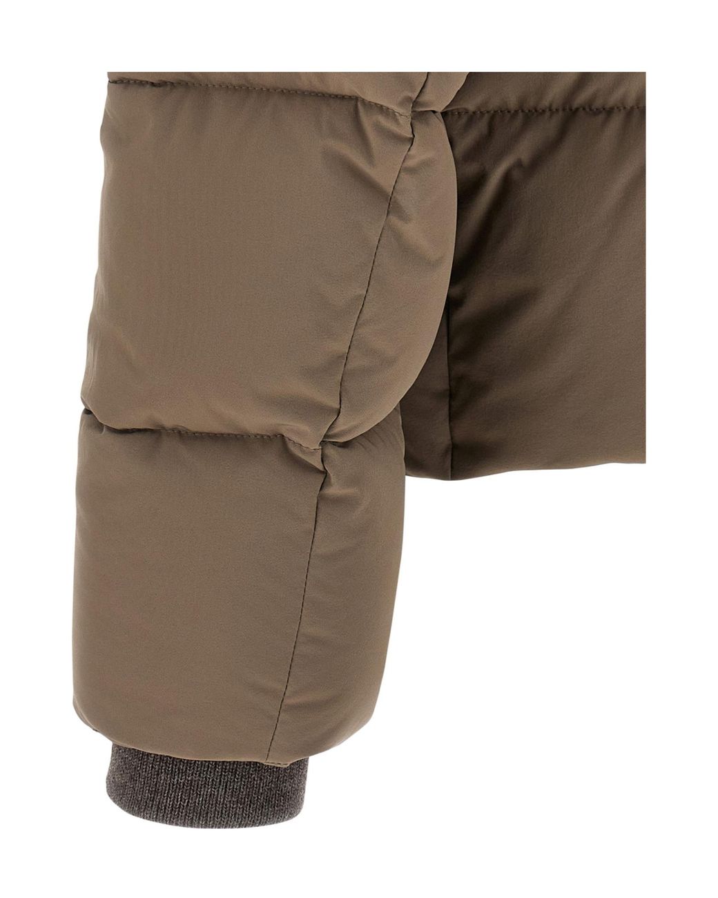 Moorer Brown Alarick Quilted Flap-Pocket Jacket for men