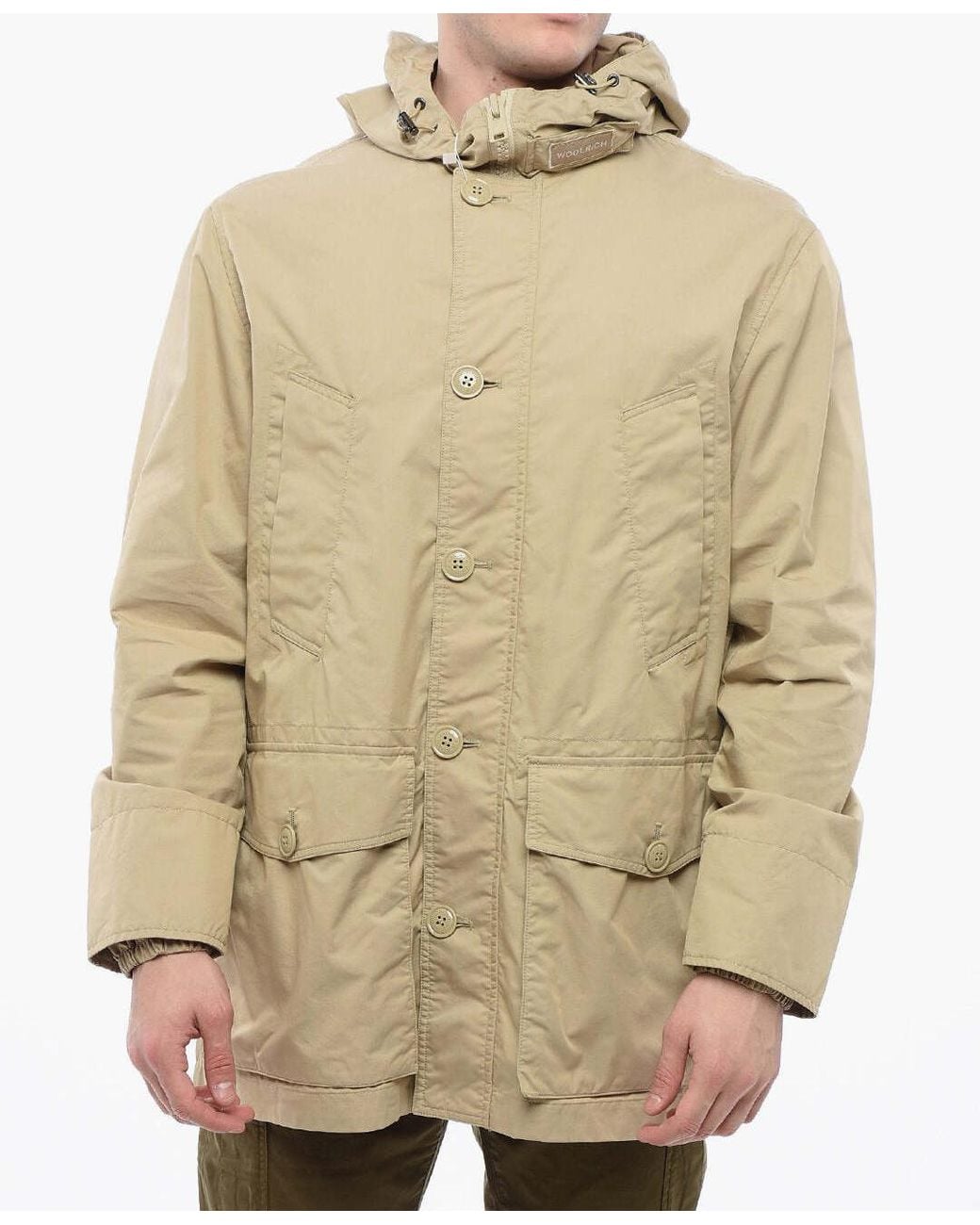Woolrich Natural Summer Utility Parka for men