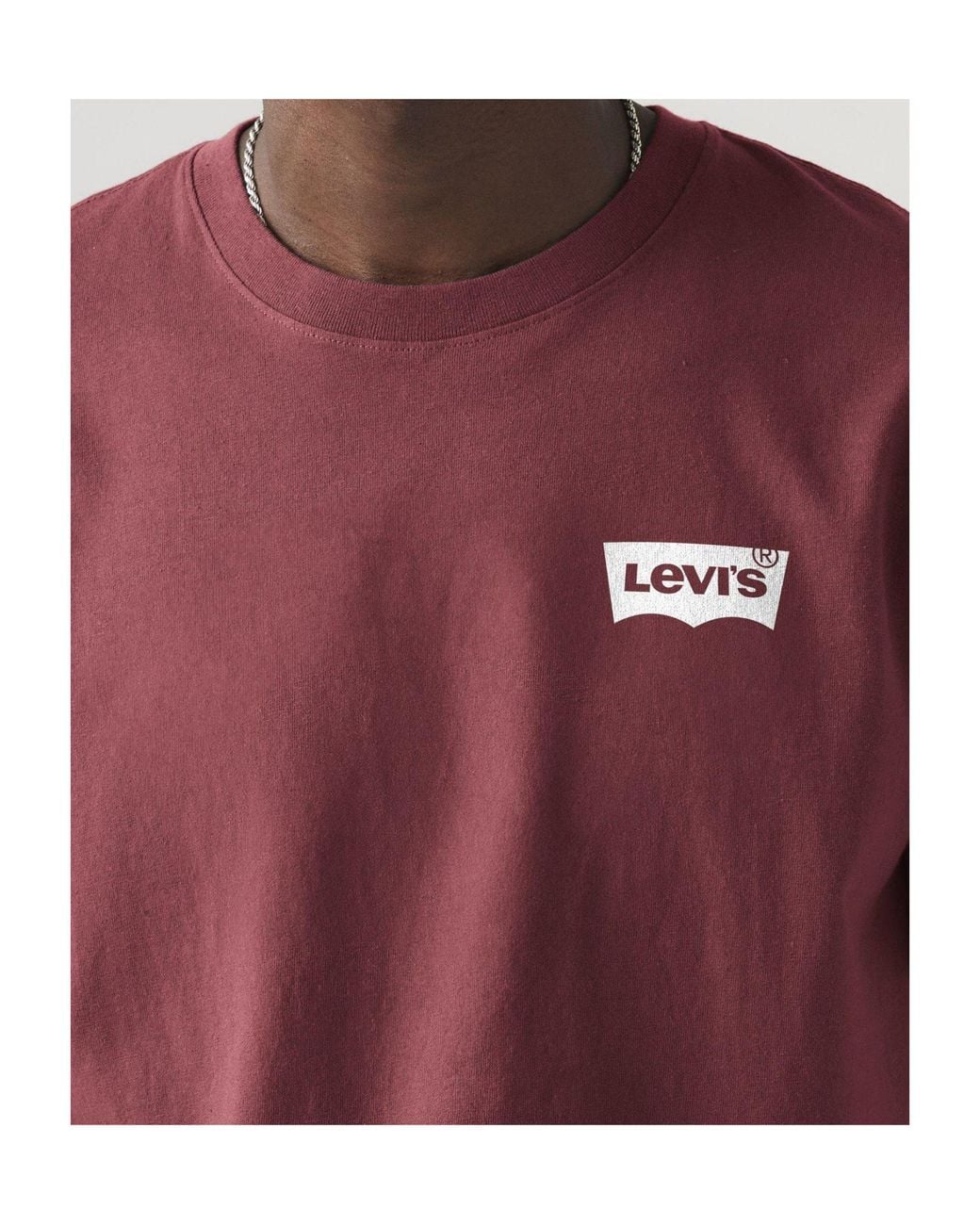 Levi's Red Logo Crew-Neck T-Shirt for men