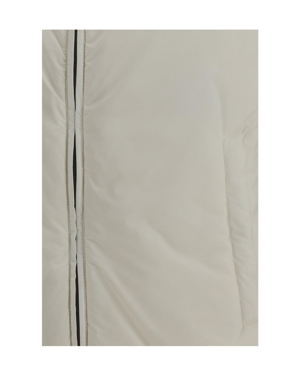 Herno Gray Zip-Up Sleeveless Gilet for men