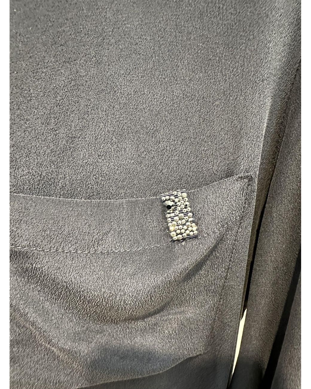Max Mara Gray Long-Sleeved Shirt