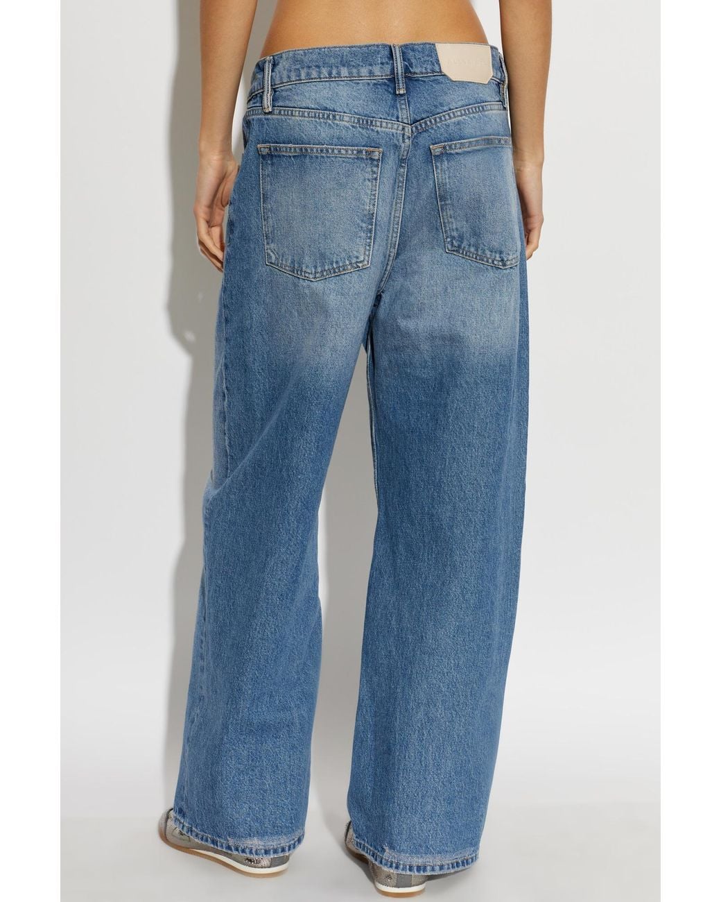 AllSaints Blue Aki Wide-Leg Jeans