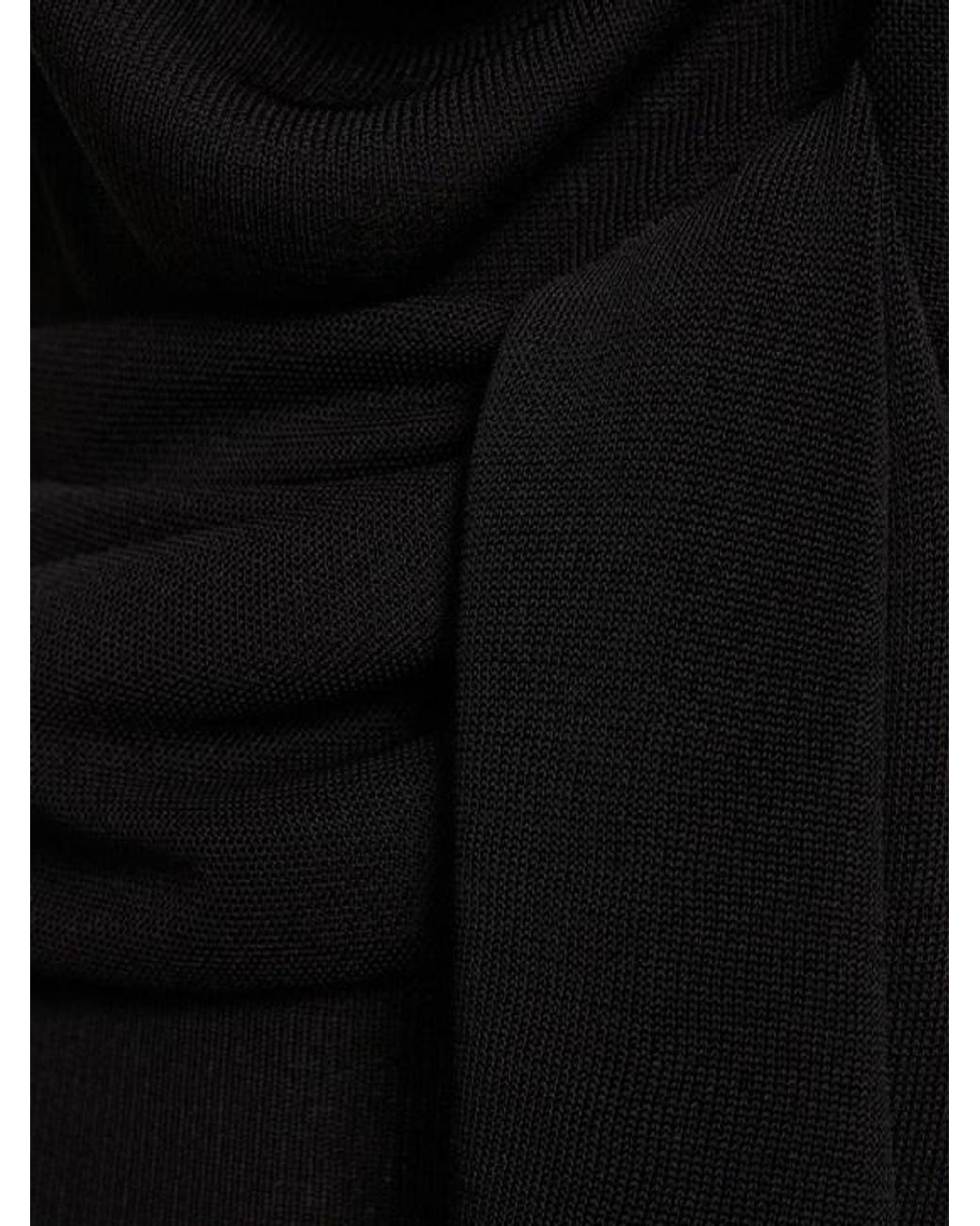 AYA MUSE Black Halter Neck Dress