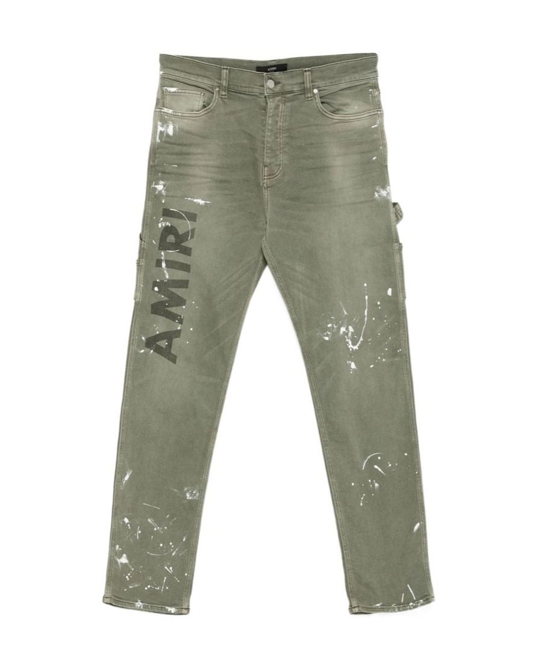 Amiri Green Denim for men
