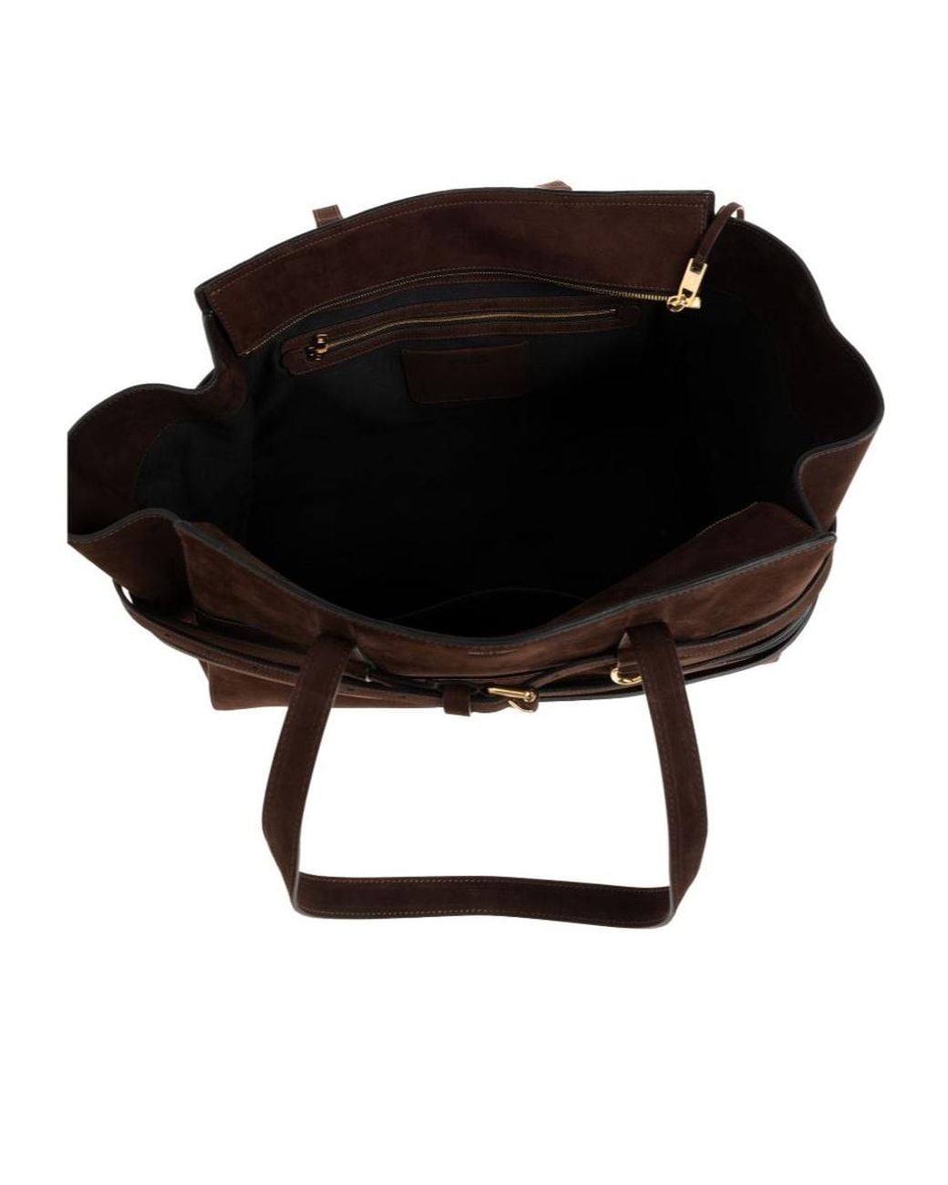 Moschino Brown Tie Me Top Handle Handbag
