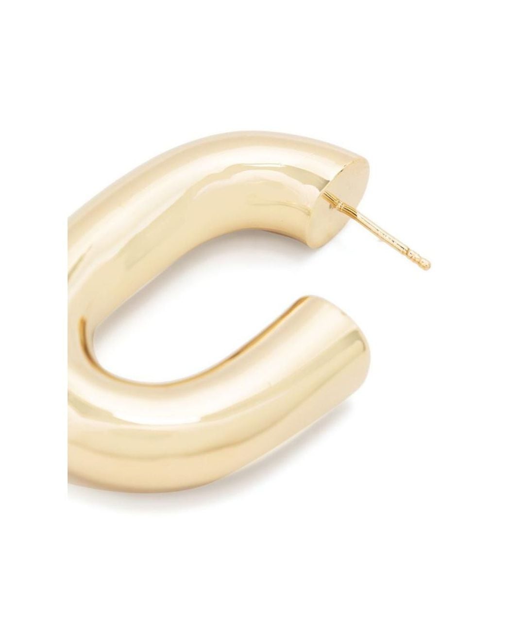 Rabanne Metallic Rabanne Xl Link Hoop Earrings