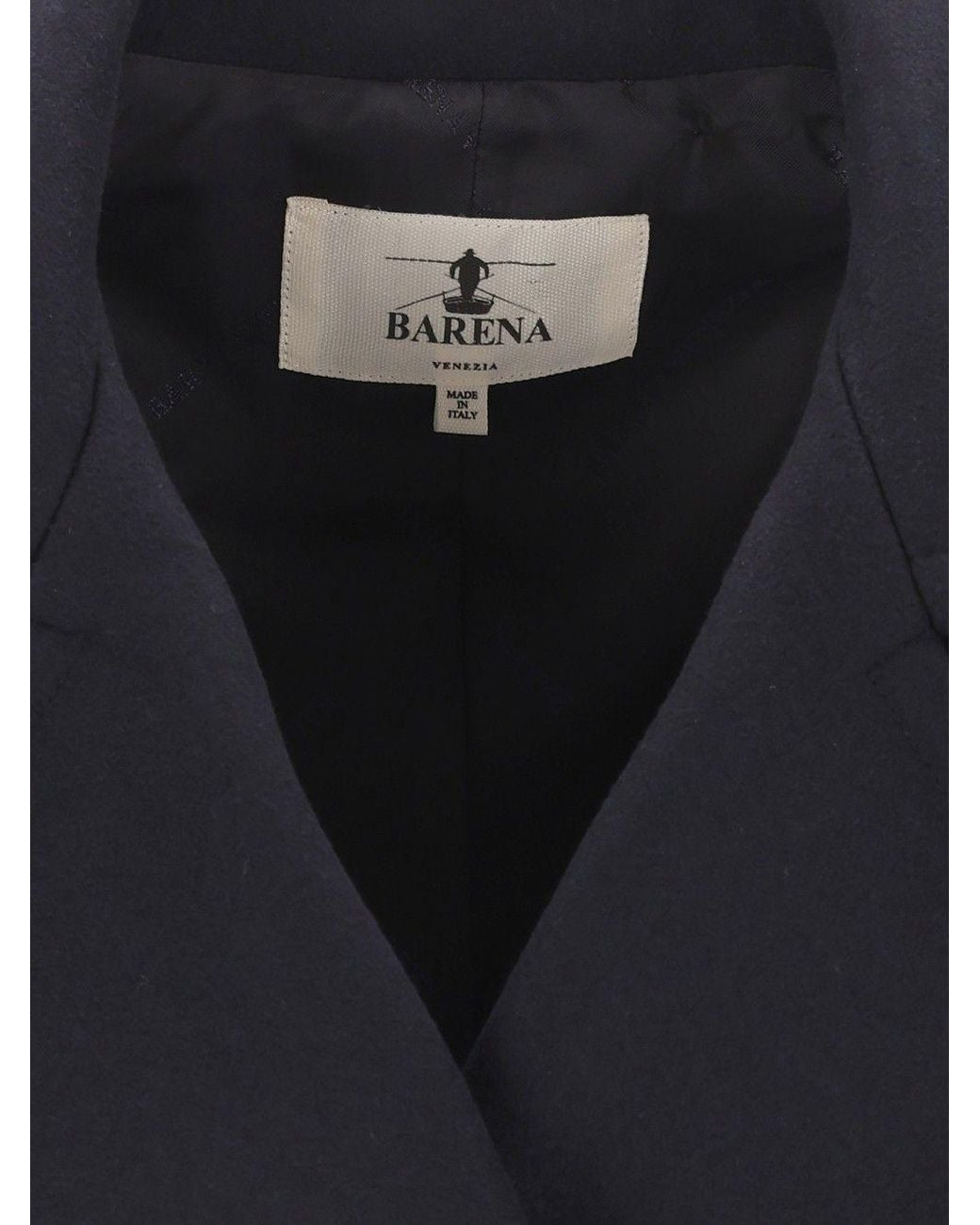 Barena Blue Jack Double-Breasted Coat