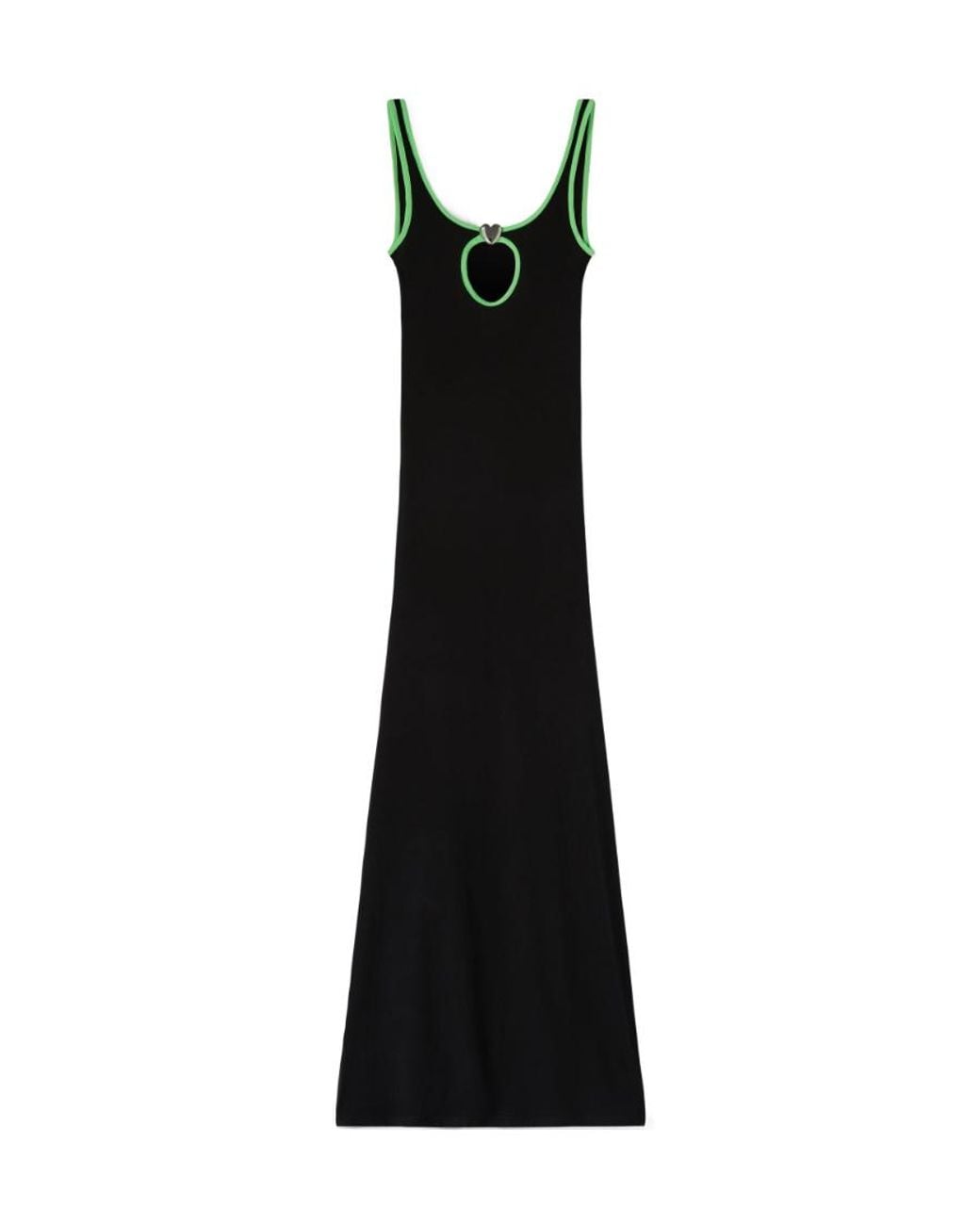 Ambush Black Heart Hole Sleeveless Long Dress