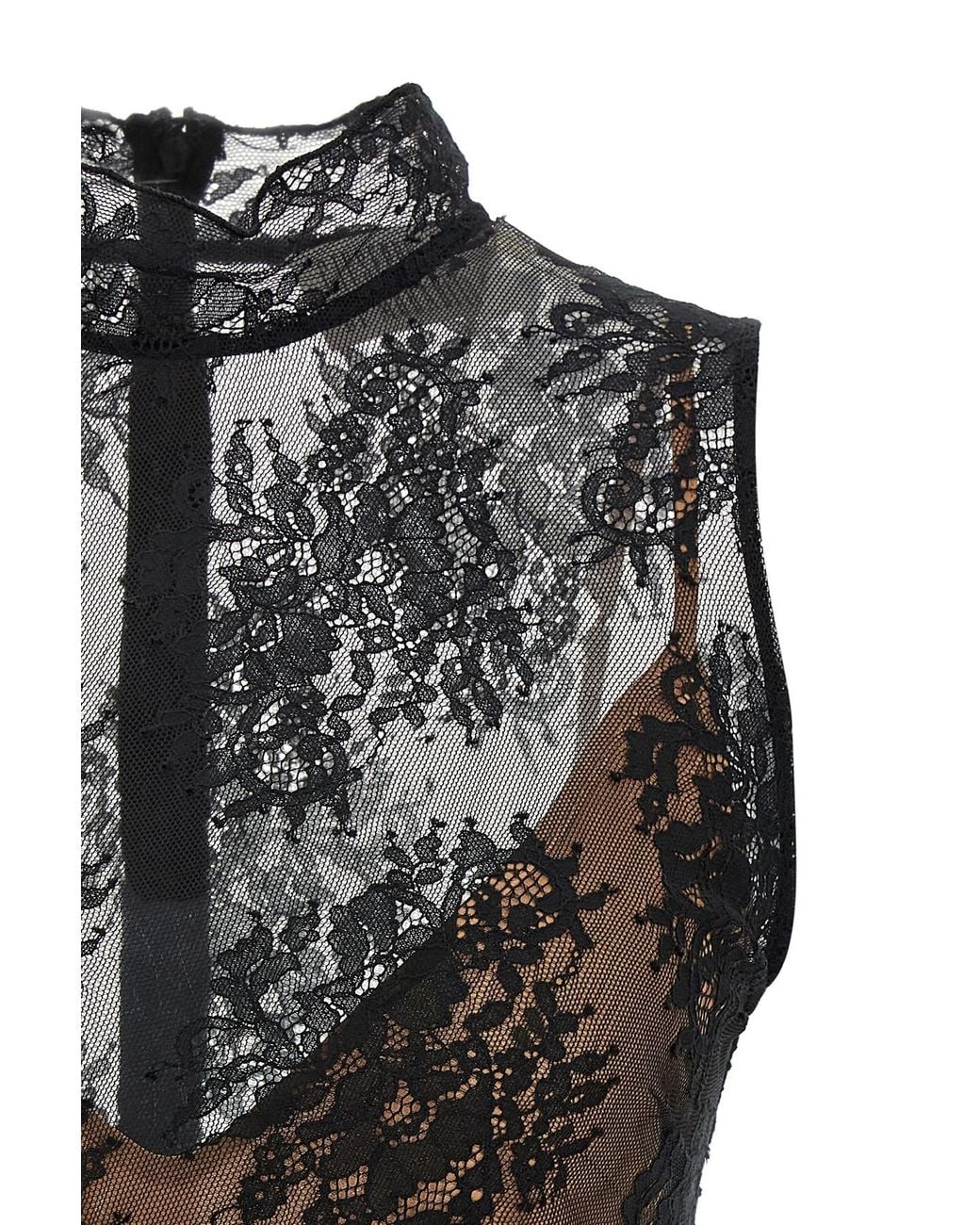 GIUSEPPE DI MORABITO Black Sleeveless Dress