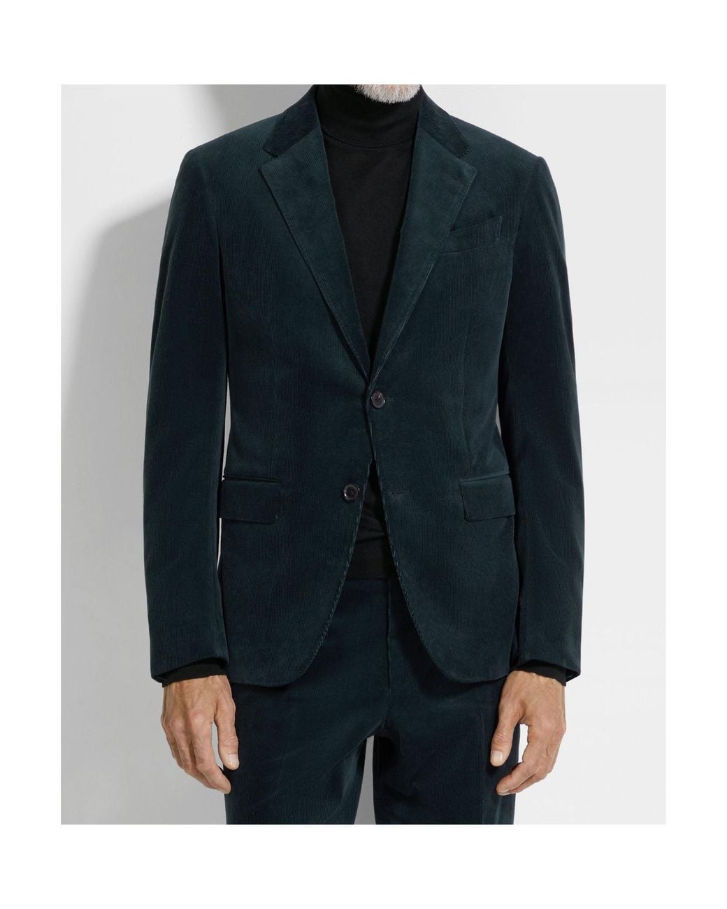 Zegna Blue Cashco Jacket for men