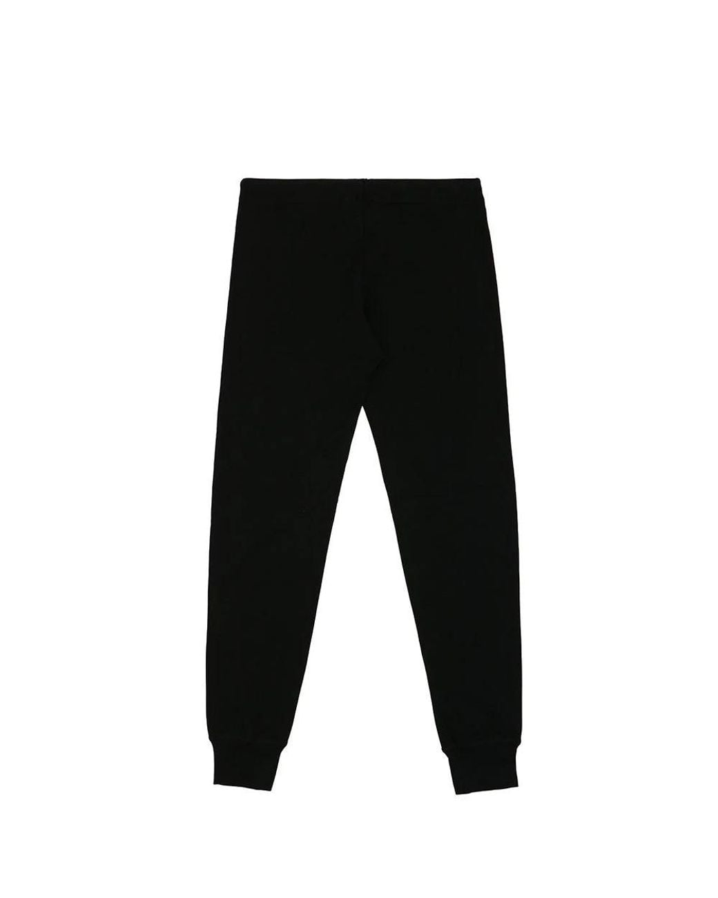 Moschino Black Logo Embroidered Sweatpants