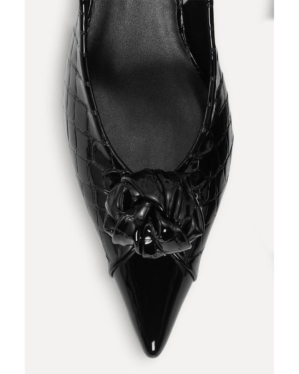 ROTATE BIRGER CHRISTENSEN Black Knot Slingback Pumps