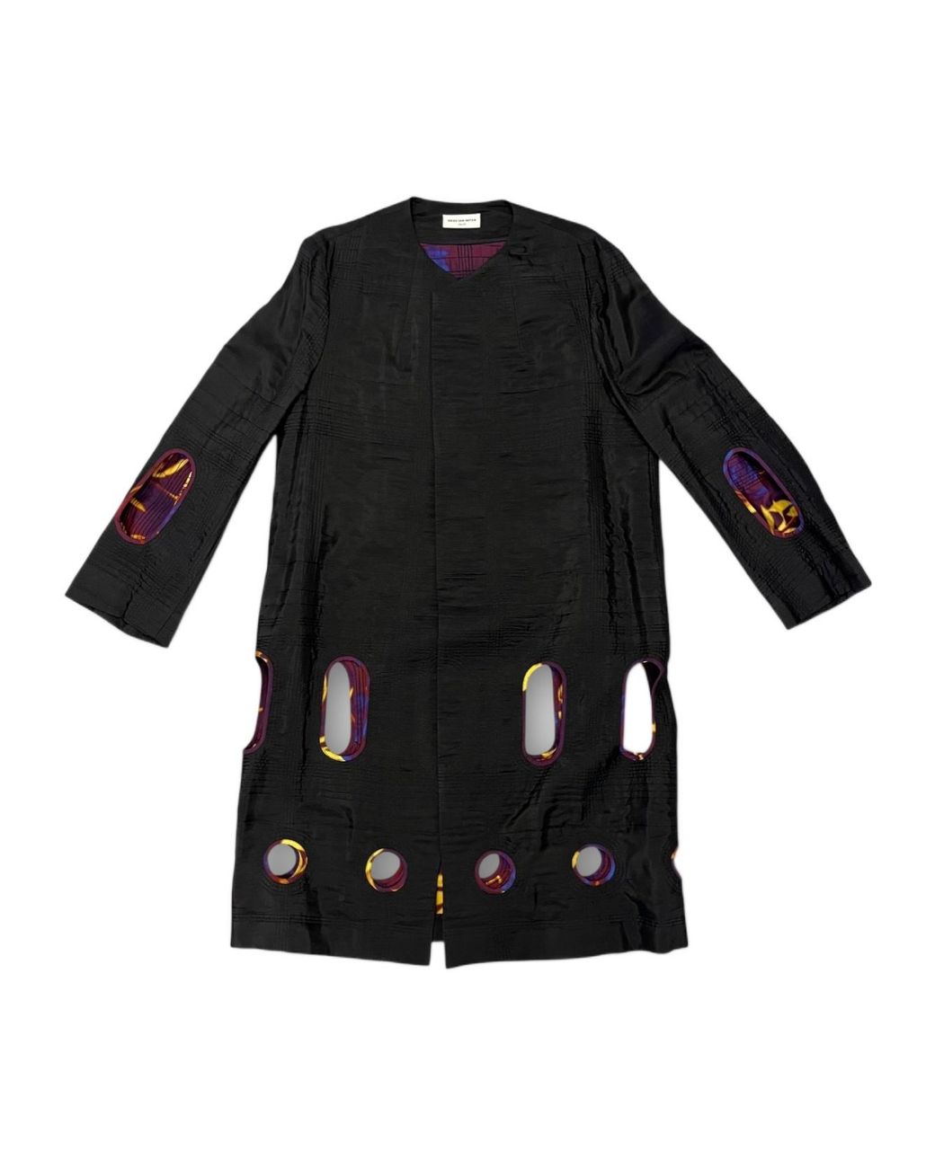 Dries Van Noten Black Long Sleeve Casual Jacket