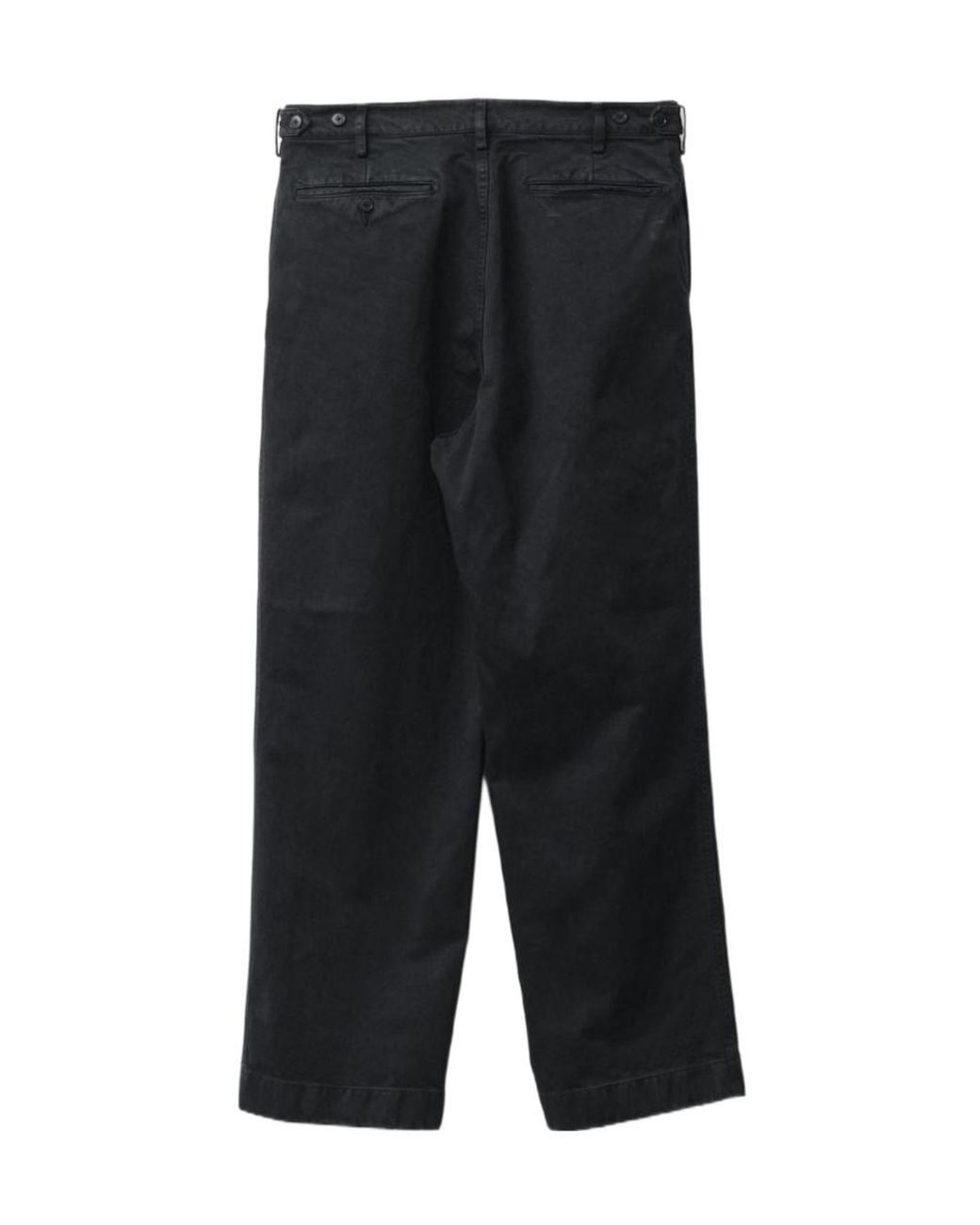Auralee Black Casual Trousers With Belt Loops for men