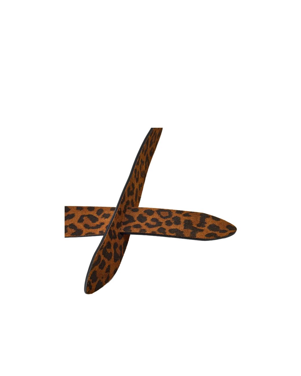 Isabel Marant White Leopard Print Belt