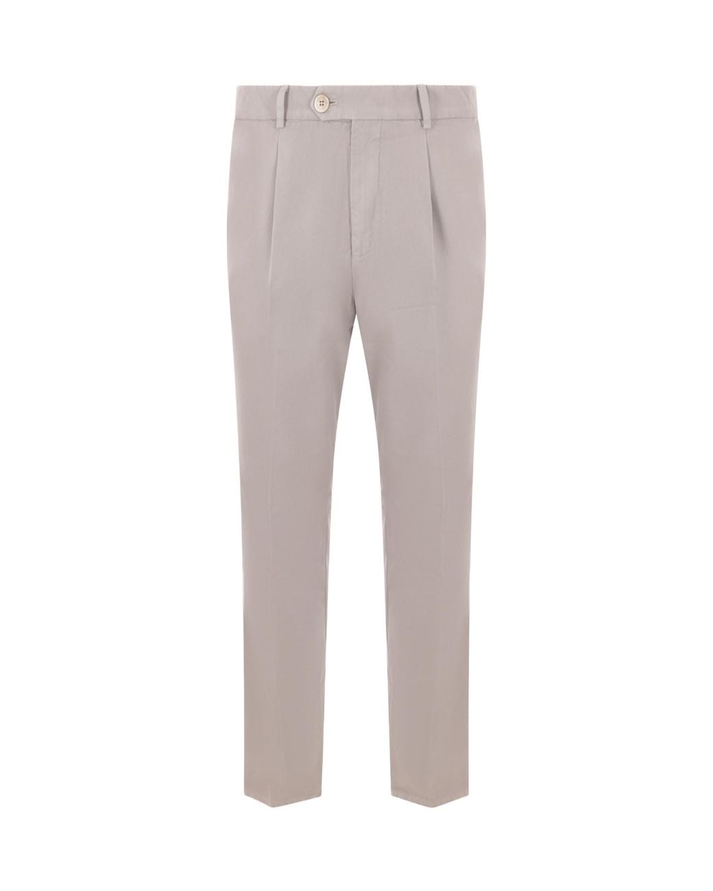 Brunello Cucinelli Gray Trousers for men