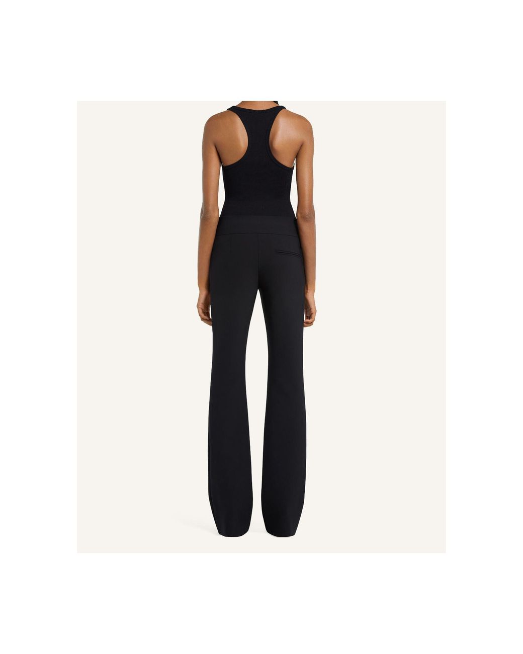 Courreges Black Sleeveless Tops