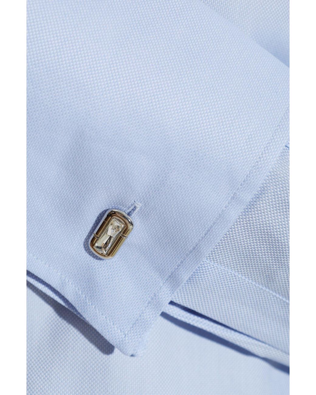 Marc Jacobs Blue Logo Detail Shirt
