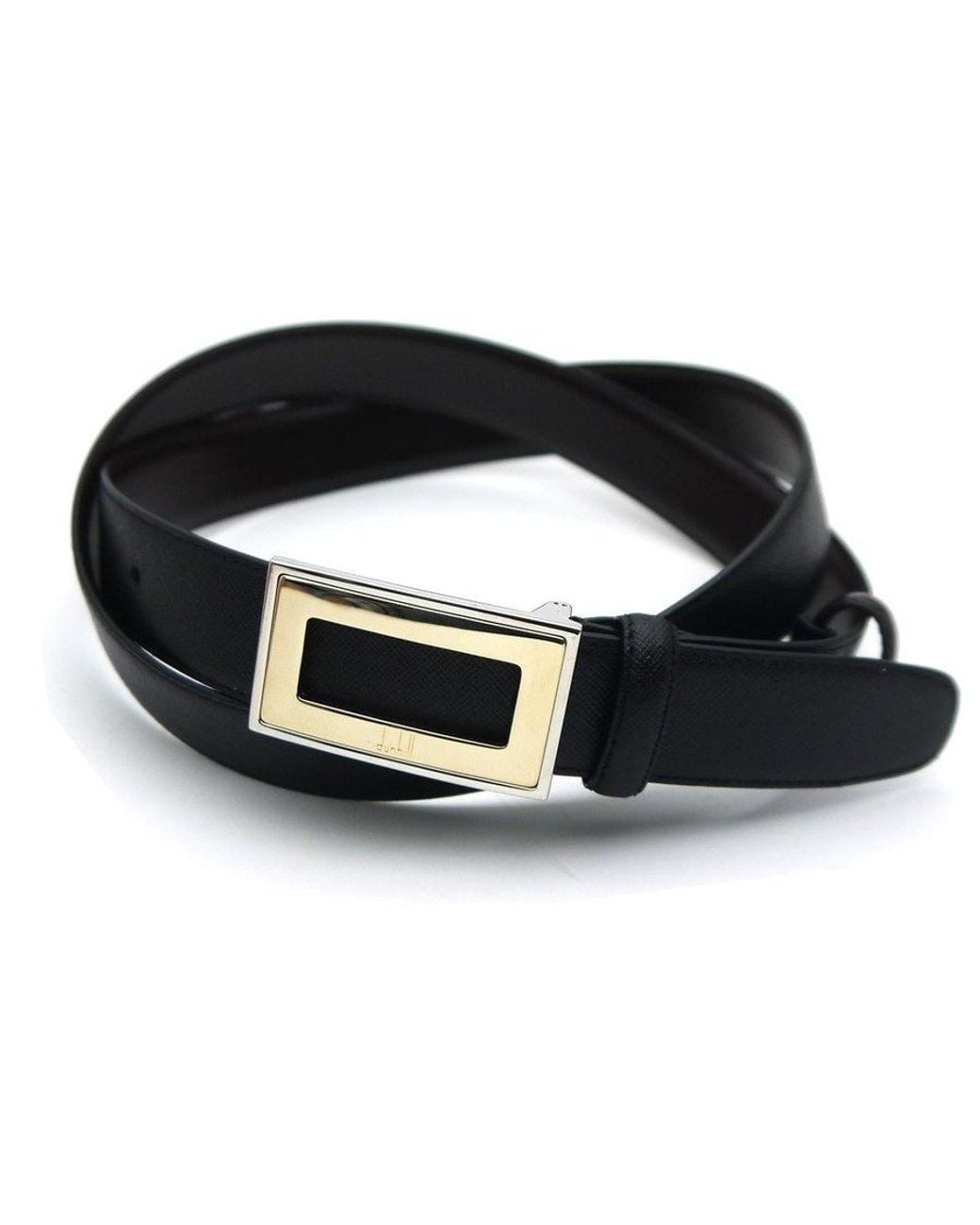 Dunhill Black Reversible Belt for men